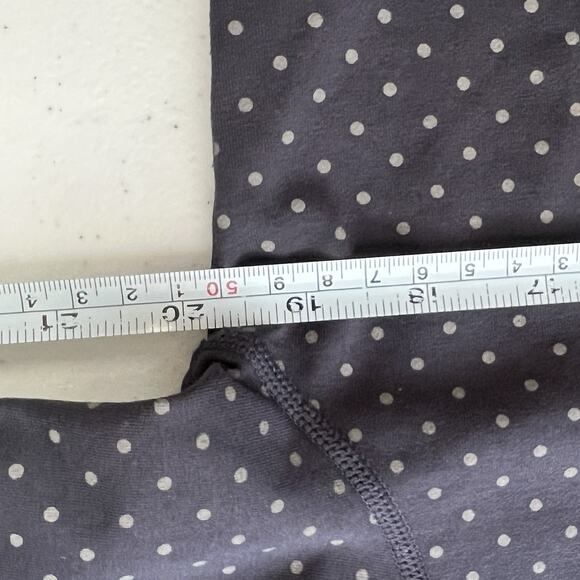 BYLT Mens Black Polka Dot Drop Cut Long Sleeve Shirt Size M Stretch Classic Gym - Picture 10 of 12